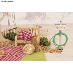 Kit matura decorativa mini  8,6 cm + pietris, 60 g, Rayher