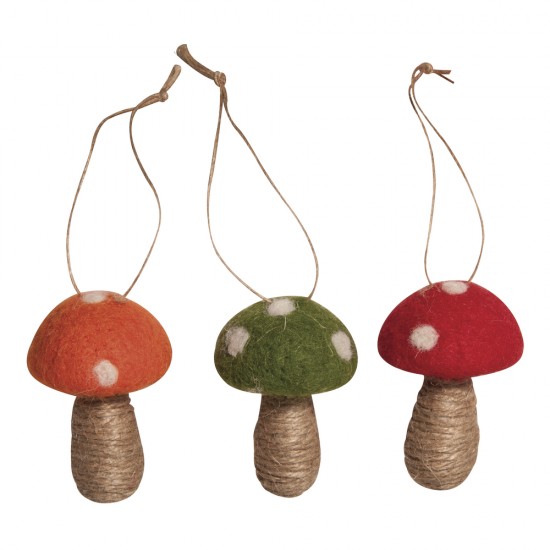 Special offer Pasla mushrooms, 6cm, to hang, assort.
