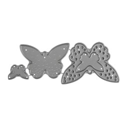 Matrita Rayher, fluturi, 1.2-3.4 cm x 1.3-5 cm, 3 piese/set Matrita Rayher, fluturi, 1.2-3.4 cm x 1.3-5 cm, 3 piese/set