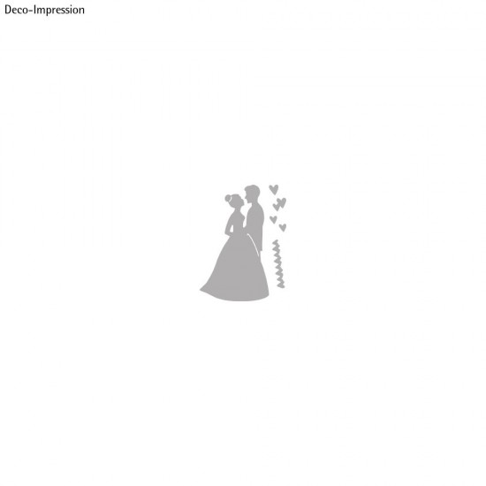 Stanta: Bridal couple, 0.6-8.5cm x 0.5-5cm,, tab-bag 3pcs