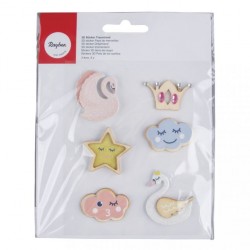 Sticker Rayher 3D, Dreamland, 6buc/set