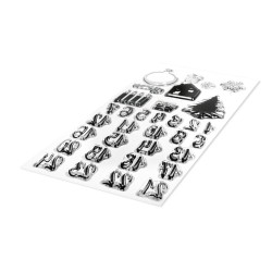 Stampila transparenta, Rayher, - Advent calendar Classic, 97x205mm, 33 motifs, tab-bag 1sheet Stampila transparenta, Rayher, - Advent calendar Classic, 97x205mm, 33 motifs, tab-bag 1sheet