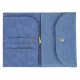Traveler´s Wallet, denim blue, 16x11cm, denim, box 1pc