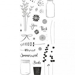 Stampila transparenta, Rayher, "Botanical", 97x205mm, 30 motive Stampila transparenta, Rayher, "Botanical", 97x205mm, 30 motive