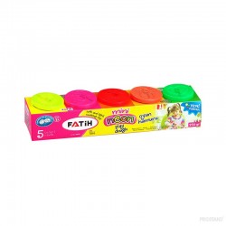 Plastilina Play Dough Neon 5x50g FATIH  Plastilina Play Dough Neon 5x50g FATIH