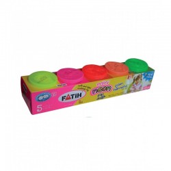 Plastilina Play Dough Neon 5x50g FATIH  Plastilina Play Dough Neon 5x50g FATIH