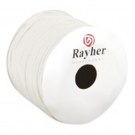 Snur hartie alb, cu sarma, Rayher, 2 mm, 25 m/rola