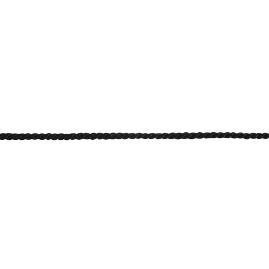 Snur Rayher, negru, 2 mm, pretul este pe metru liniar