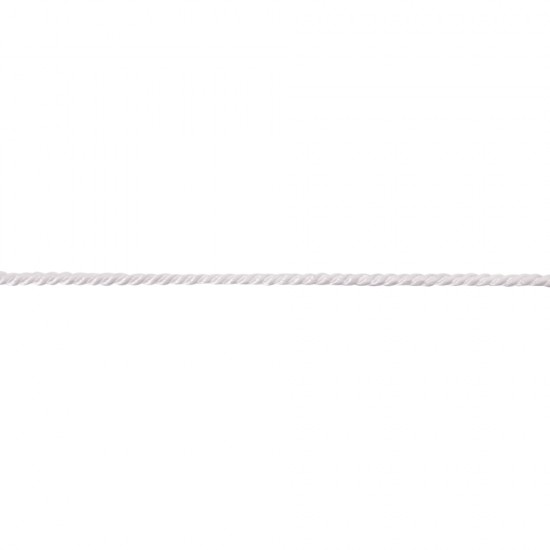 Snur alb, Rayher, 2 mm, pretul este pe metru liniar