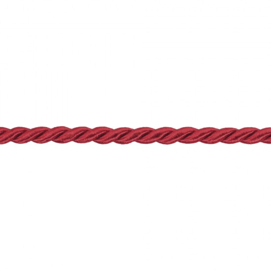 Snur rosu, Rayher, 6 mm, pretul este pe metru liniar