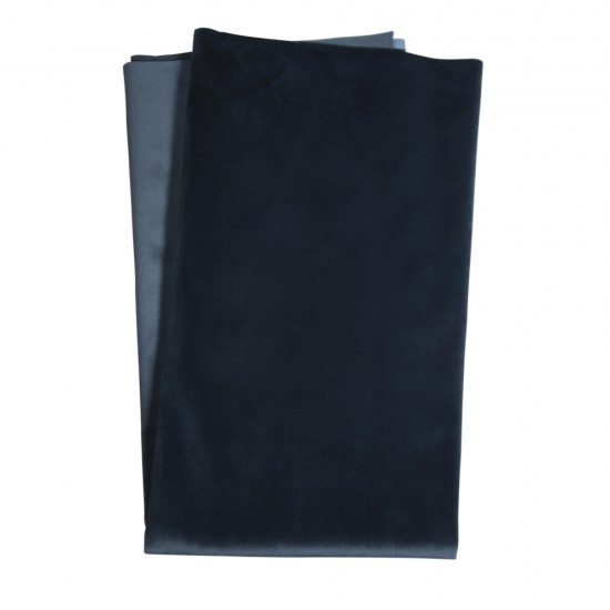 Tesatura catifea, albastru inchis, 65x70cm, 330g/m2