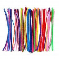 Chenille (sarma plusata) Rayher, lungime 50 cm, diametru 9 mm, 10/set - DIVERSE CULORI