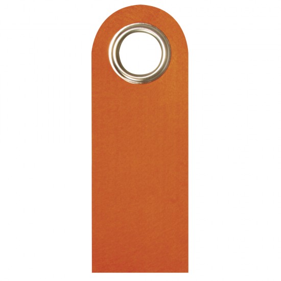 Felt door hanger, orange, 26.5x9.5cm