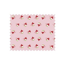 Material textil Rayher ciupercute roz, bumbac, dimensiune 50x65 cm, 135 g/m2