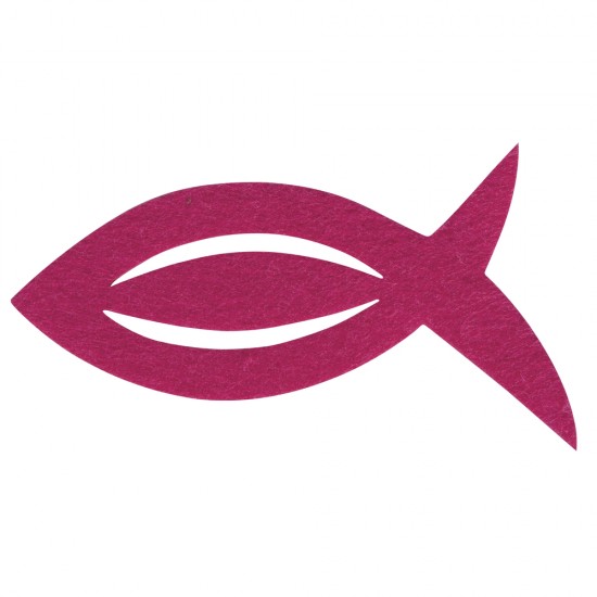 Pasla cuff for napkins fish, roz, 13.5x7.5x0.2cm, tab-bag 6pc