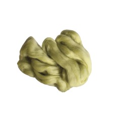 Lână pură nouă, măsline lumina, Roving smoc, 50 gr / pg Lână pură nouă, măsline lumina, Roving smoc, 50 gr / pg