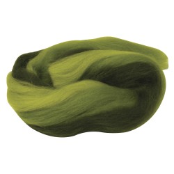 Lana Rayher, ideala in tehnica impaslirii, nuante de verde, 50g/set