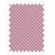 Material textil Rayher, romburi, alb/rosu deschis, dimensiune 100x70 cm, 100% bumbac, 110 g/m2