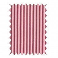 Material textil Rayher, dungi alb/rosu, dimensiune 100x70 cm, 100% bumbac, 110 g/m2