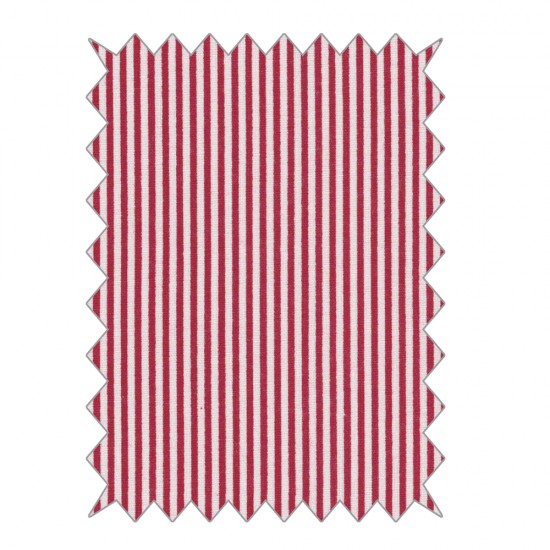 Material textil Rayher, dungi alb/rosu, dimensiune 100x70 cm, 100% bumbac, 110 g/m2