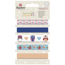 Panglica Rayher, bufnite, 5x90 cm Panglica Rayher, bufnite, 5x90 cm