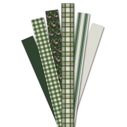 Paper stripes , FSC Mix Credit, Funny elks, tab-bag 90pc