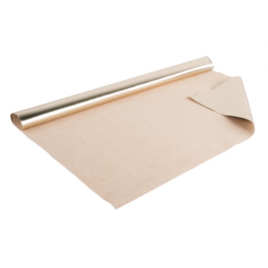 Piele ecologica, efect auriu, 70x65cm, 275g/m2