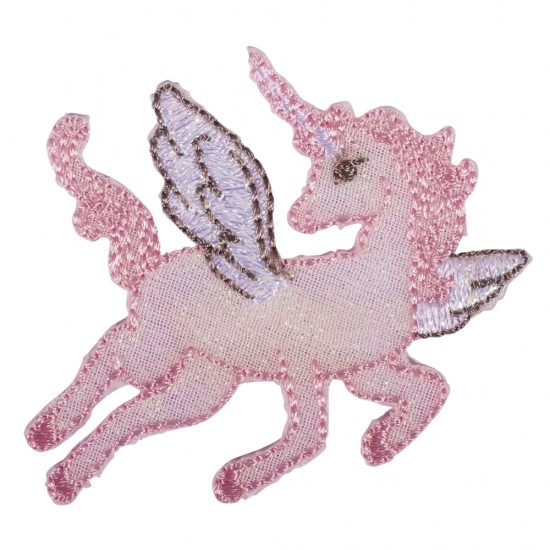 Sticker textil pentru calcat Unicorn, 5x4.5cm