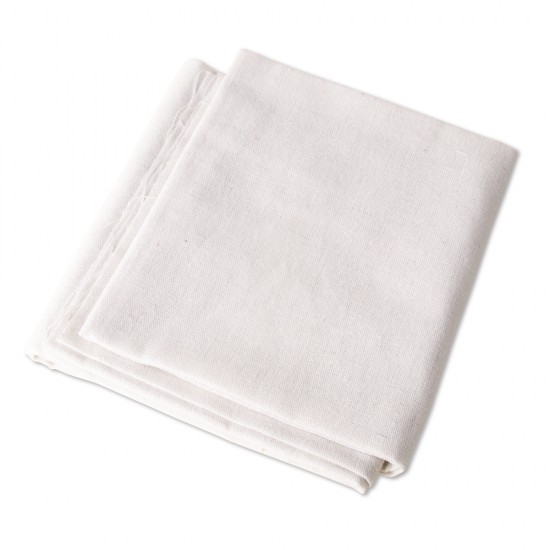 Material textil , alb, 145x55cm 48% Baumwolle, 37% Polyester, 15% Viskose