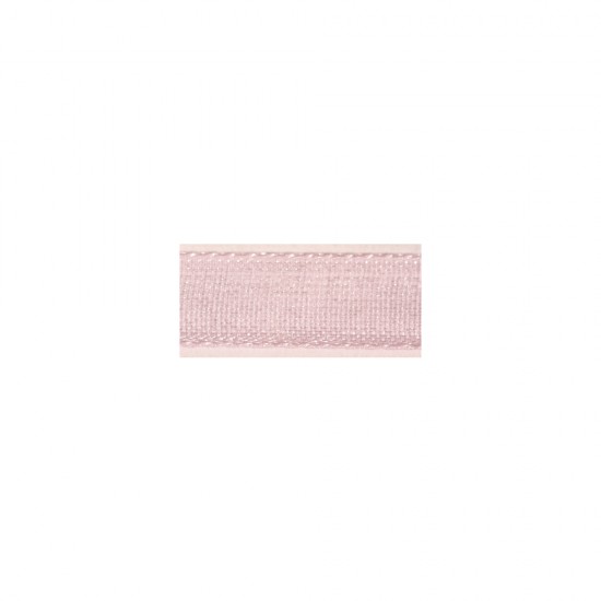 Panglica organza pale pink Rayher, 3 mm, 10 m/rola
