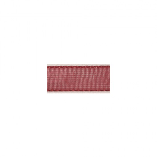 Panglica organza wine-red Rayher, 3 mm, 10 m/rola