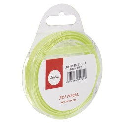 Panglica organza light green Rayher, 7 mm, 10 m/rola Panglica organza light green Rayher, 7 mm, 10 m/rola