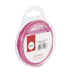Panglica organza roz Rayher, 7 mm, 10 m/rola Panglica organza roz Rayher, 7 mm, 10 m/rola