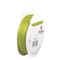 Panglica organza anise green Rayher, 7 mm, 10 m/rola Panglica organza anise green Rayher, 7 mm, 10 m/rola