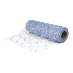 Tesatura Rayher ornament masa albastru royal, latime 30 cm, pretul este pe metru liniar