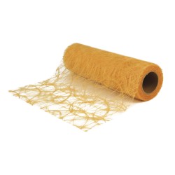 Tesatura Rayher ornament masa portocaliu, latime 30 cm, pretul este pe metru liniar