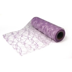 Tesatura Rayher ornament masa liliac, latime 30 cm, pretul este pe metru liniar