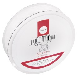 Panglica organza alba Rayher, tivita, 25 mm, pretul este pe metru liniar Panglica organza alba Rayher, tivita, 25 mm, pretul este pe metru liniar