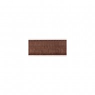 Panglica organza maro inchis Rayher, 15 mm, 10 m/rola