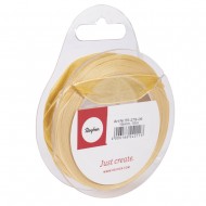 Panglica organza aurie Rayher, 15 mm, 10 m/rola