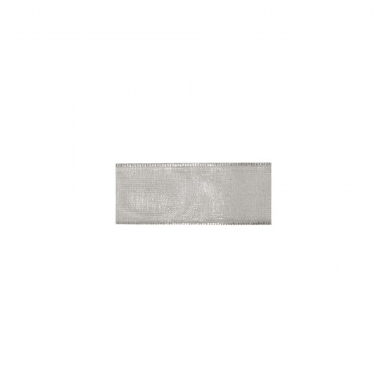 Panglica organza argintie Rayher, 15 mm, 10 m/rola