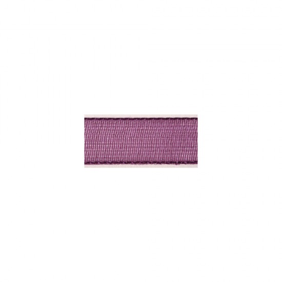 Panglica organza violet Rayher, 15 mm, 10 m/rola