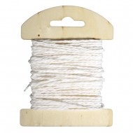 Snur hartie alb, Rayher, 1.2 mm, 10 m/rola