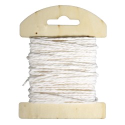 Snur hartie alb, Rayher, 1.2 mm, 10 m/rola