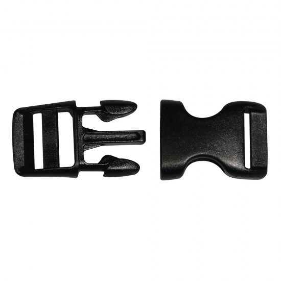 plastic - clasp, 2.8x1.5cm, tab-bag 2pcs.