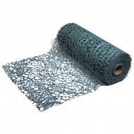 Deco - net fabric, petrol, 28cm