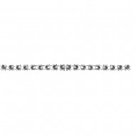 Panglica argintie cu strasuri Rayher, 5 mm, 3 m/rola