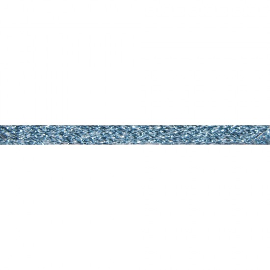 Panglica light blue cu sclipici Rayher, 6 mm, 10 m/rola