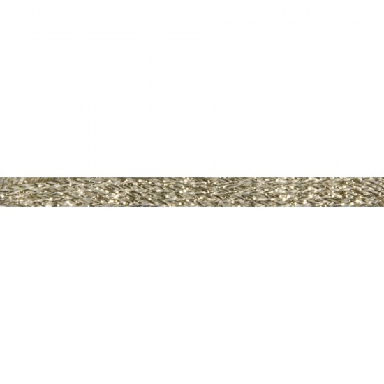 Panglica aurie cu sclipici Rayher, 6 mm, 10 m/rola