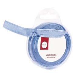 Panglica bavarian blue Rayher, 15 mm,  5 m/rola